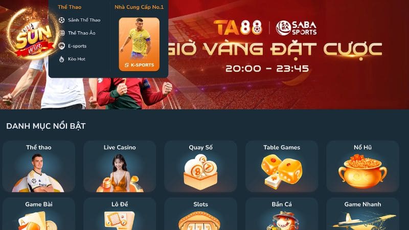 Cổng game nổ hũ quốc tế TA88