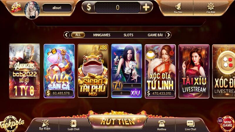 Thế giới game bài sôi động tại nhà cái Sunwin