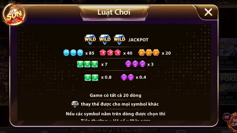 Luật chơi game Kim cương SunWin