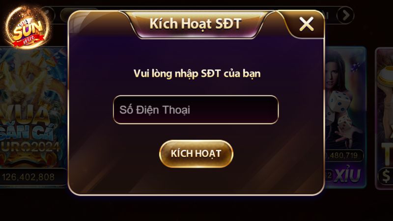 Kích hoạt số điện thoại chính chủ với tài khoản game